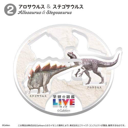 Gakken Picture Book LIVE Dinosaur Acrylic Stadium