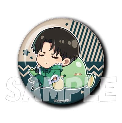 "Attack on Titan" GyaoColle Can Badge Levi