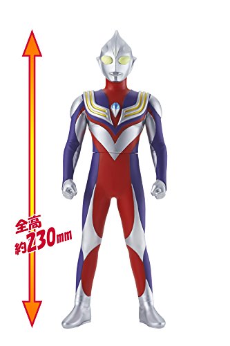 Ultraman Tiga (Multi Type version) Ultra Big Sofubi, Ultraman Tiga - Bandai