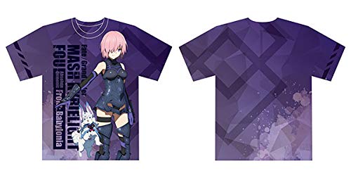 "Fate/Grand Order -Absolute Demonic Battlefront: Babylonia-" Full Graphic T-shirt Mash Kyrielight (L Size)