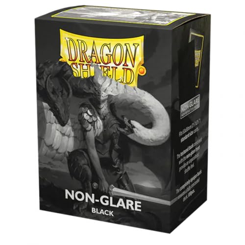 Dragon Shield Sleeves- Standard size 11822 Matte NonGlare- Black V2