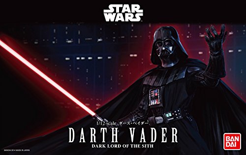 Darth Vader - escala 1 / 12 - figuras y creadores de la guerra de las galaxias modelo plástico de la guerra de las galaxias - Bandai