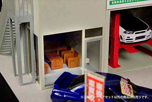 1/64-1/80 Scale Paper Kit Factory Interior Set