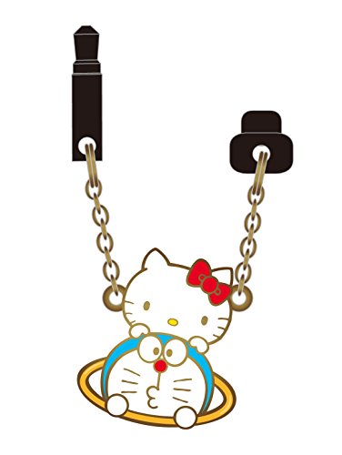 Doraemon x Hello Kitty Charm Chara Pin Double Plug Type Hoop SANDR-04B