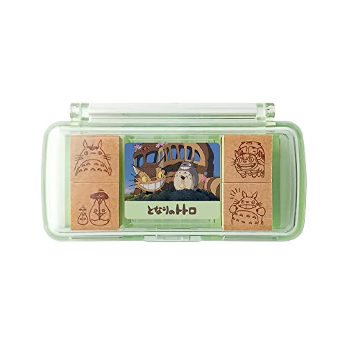 GHIBLI "My Neighbor Totoro" Stamp Hanko Mini Stamp Cat Bus SGM 015