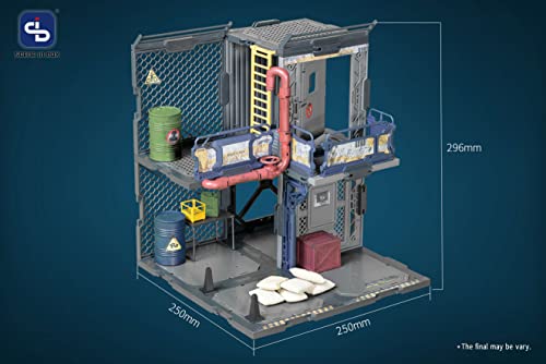 FRESH RETRO 1/24 SCALE DIORAMA BUILDING SET SIB08 OUTPOST