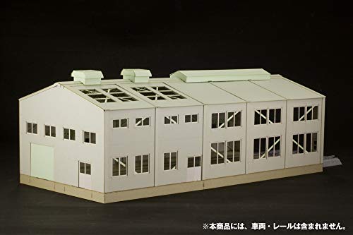 1/80 Scale Paper Kit Electric Car Shed