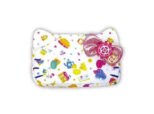 "Hello Kitty Action" Face Square Pouch Kittyful