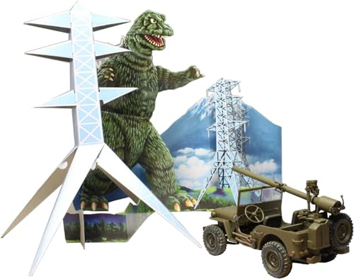 1/25 "Godzilla" Godzilla Defense Party 105mm Reaction-free Mounted MB