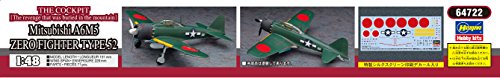 Mitsubishi A6M5 Zero (Fukushu wo Umeta Yama version)-1/48 échelle-Créateur Works, The Cockpit-Hasegawa