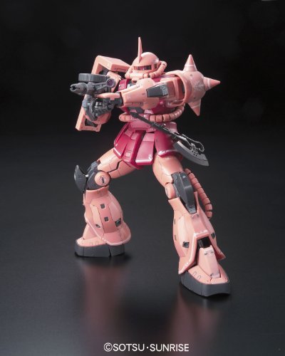 MS-06S Zaku II Commander Type Char Aznable Custom - 1/144 scale - RG (#02) Kidou Senshi Gundam - Bandai