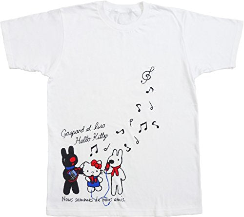 Hello Kitty x Gaspard et Lisa T-shirt Note White