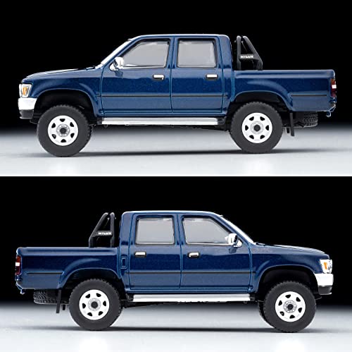 1/64 Scale Tomica Limited Vintage NEO LV-N255a Toyota Hilux 4WD Pick Up Double Cab SSR (Navy) 1995
