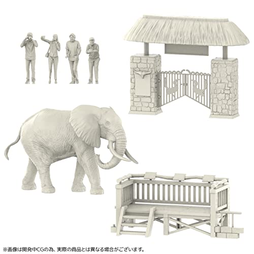 ARTPLA Tourist & African Elephant Set