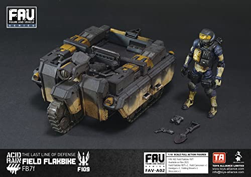 TOYS ALLIANCE LIMITED "ACID RAIN" 1/18 SCALE FAV-A02 Field Flakbike FB7f