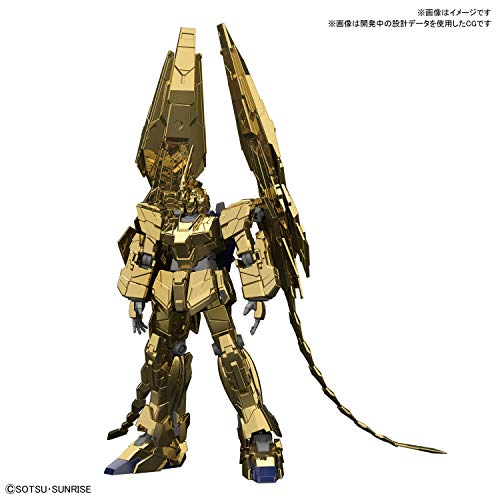 RX-0 Unicorn Gundam 03 Fhenex (modo unicornio, versión narrativa, versión de revestimiento de oro) - 1/144 escala - Hguc Kidou Senshi Gundam NT - Bandai Espíritu