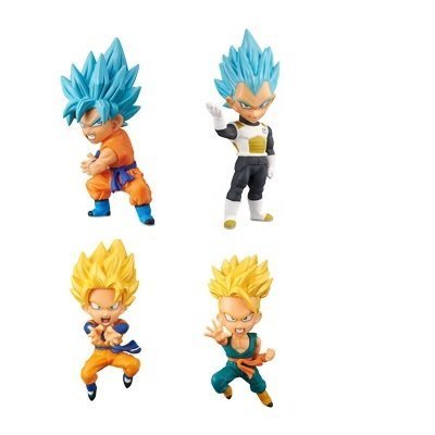 Set of 4  Dragon Ball Super World Collectable Figure Vol.3