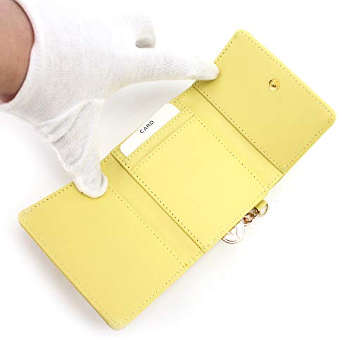 "Pokemon" Embossed Series Clasp Mini Wallet Yellow PM-2895