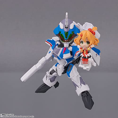 TINY SESSION "Macross Delta" VF-31J Siegfried (Hayate Immelman Fighter) with Freyja Wion