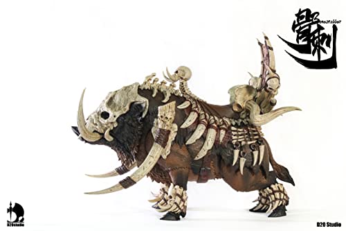 D20studio BATTLE BOAR BONESTABBER (BROWN) 1/12 SCALE ACTION FIGURE