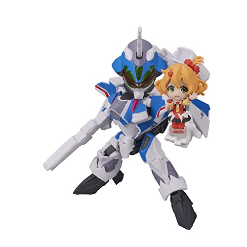 TINY SESSION "Macross Delta" VF-31J Siegfried (Hayate Immelman Fighter) with Freyja Wion