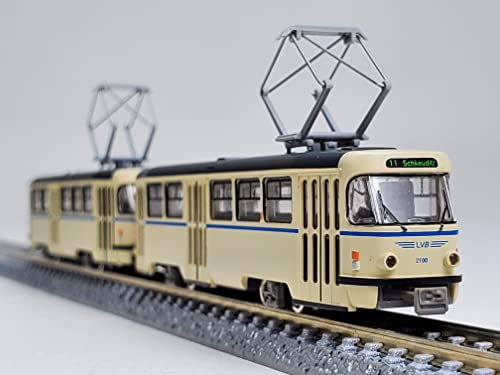 Railway Collection Leipzig Tram Tatra T4 Type 2 Car Set D