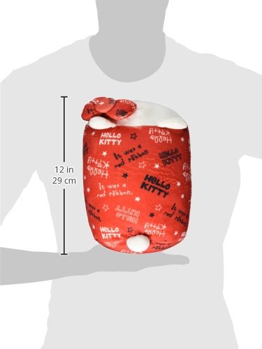 "Hello Kitty" Premium Mocchiri Roll Cushion Red