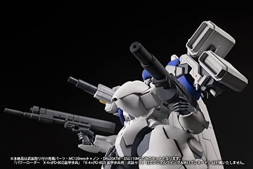 1/35 Scale Plastic Kit "POWERDoLLS2" X-4+(PD-802) Armored Infantry Weapon Set 2 (Shoulder Parts for Mounting Weapons & MC120mm Canon & DRu20ATM & DSG11SMG)