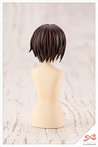 After School Short Wig A White & Chocolate Brown