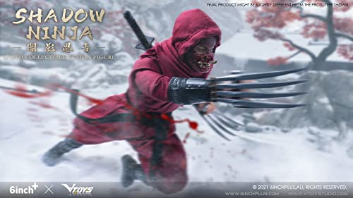 VTOYS x 6INCH SN002 SHADOW NINJA (RED) 1/12 SCALE ACTION FIGURE