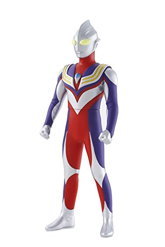 Ultraman Tiga (Multi Type version) Ultra Big Sofubi, Ultraman Tiga - Bandai
