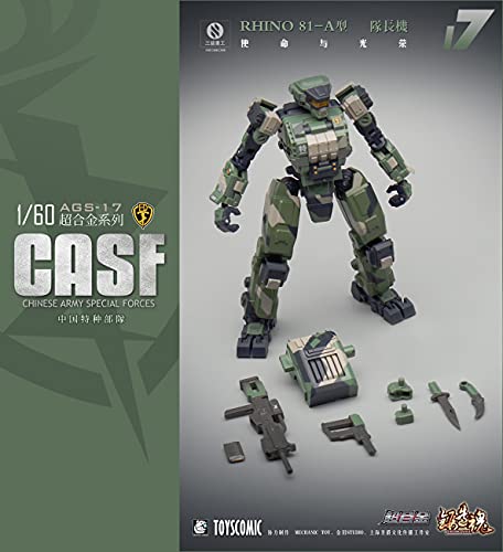 MECHANIC TOYS FORGING SOUL SERIES AGS-17 CASF RHINO 81-A GROUND FORCE COMMANDER TYPE