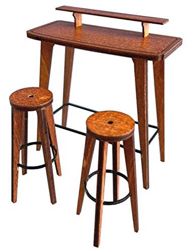 1/12 Bar Counter & High Chair WF-031