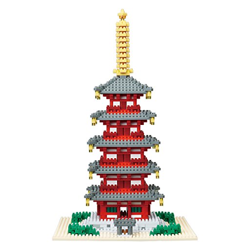 Five-Storied Pagoda Deluxe Edition Nanoblock-Kawada
