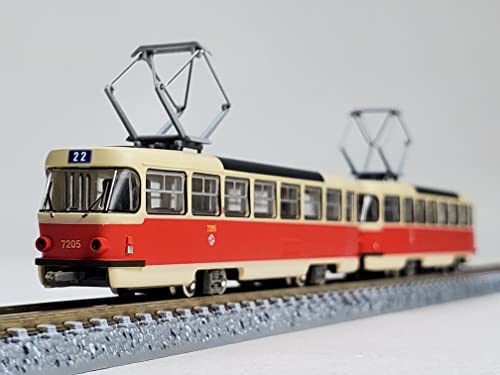 Railway Collection Praha Tram Tatra T3 Type 2 Car Set C