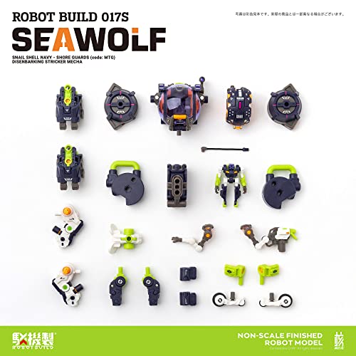 ROBOT BUILD 017S SEAWOLF (Tapigal Color Ver.) Action Figure