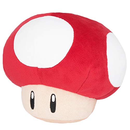【Sanei Boeki】"Super Mario" ALL STAR COLLECTION Plush AC60 Super Mushroom (S Size)