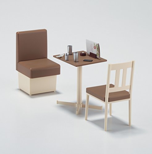 Family Restaurant Table and Chair - 1/12 scala - 1/12 Posable Figure Accessory - Hasegawa