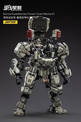 JOYTOY Battle for the Stars Sorrow Expeditionary Forces Tyrant Mecha 01 With Pilot 1/18 Scale Figure Set