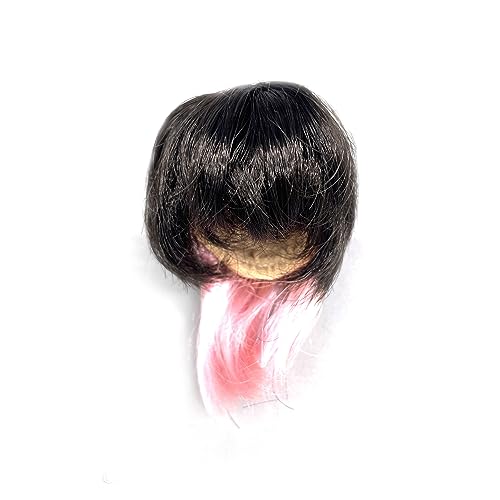 PICCODO DOLL WIG MULLET HAIR (PINK DIP-DYE)