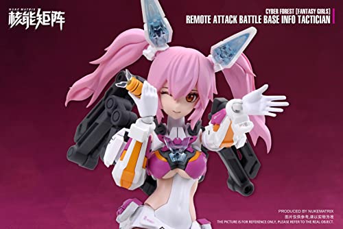 NUKE MATRIX "CYBER FOREST FANTASY GIRLS" REMOTE ATTACK BATTLE BASE INFO TACTICIAN PLASTIC MODEL KIT