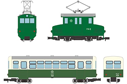 Railway Collection Narrow Gauge 80 Akasaka Mine Employee Transport Train (Deki 1 + Hohafu 1) 2 Car Set