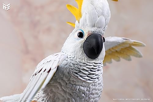 ART OF SHAPE "JUNGLE LOOKBOOK" SERIES 003 CACATUA GALERITA BROMEL RESIN STATUE