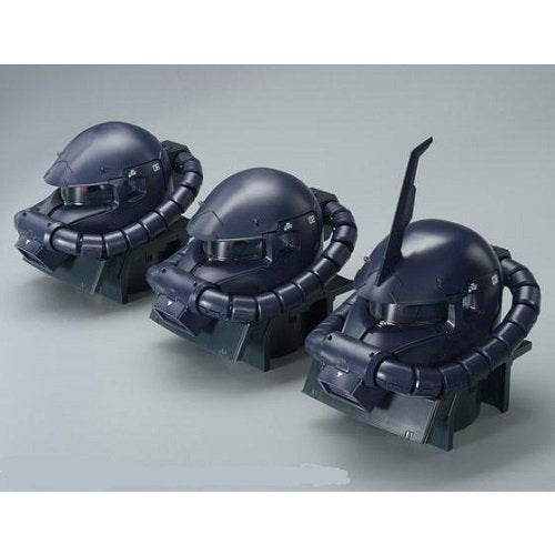 Head MS-06R-1A Zaku II (version personnalisée Tri-Stars Black) - 1/35 Échelle - HGGO KIDOU SENSHI GUNDAM: L'Origine - Bandai