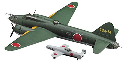 MITSUBISHI G4M2E TIPO 1 Ataque Bomber Modelo Modelo 24-TEI W / OUKA MODELO 11 (Versión de Cuerpo de Attack de Speed ​​Thunderbolt de Sonic Speed) - 1/72 Scale - Creator Works, The Cockpit - Hasegawa