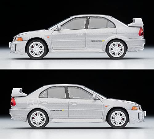 1/64 Scale Tomica Limited Vintage NEO TLV-N187d Mitsubishi Lancer GSR Evolution V (Silver)