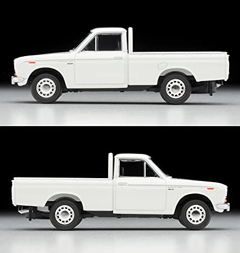 1/64 Scale Tomica Limited Vintage TLV-195c Datsun Truck 1300 Deluxe (White) with Figure