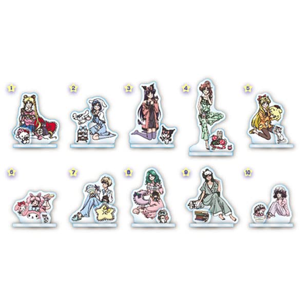 "Pretty Guardian Sailor Moon" Series x Sanrio Characters Acrylic Stand Collection