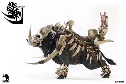 D20studio BATTLE BOAR BONESTABBER (BLACK) 1/12 SCALE ACTION FIGURE
