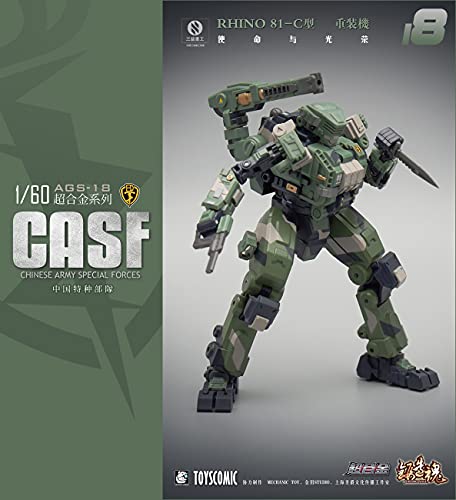 MECHANIC TOYS FORGING SOUL SERIES AGS-18 CASF RHINO 81-C GROUND FORCE HEAVY-ARMED TYPE